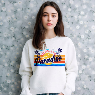 Sweatshirt Bienvenue à Paradise Winter Holidays Travel