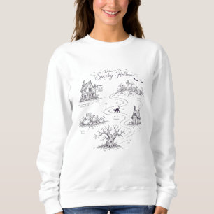 Sweatshirt Bienvenue sur la carte Halloween de Spooky Hollow
