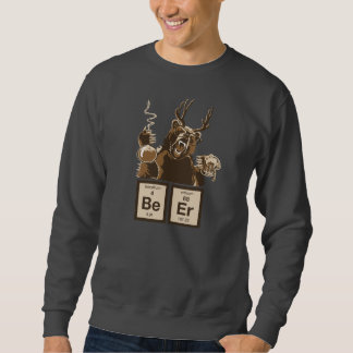 Sweatshirt Bière découverte par ours drôle de chimie