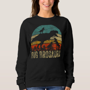 Sweatshirt Big Bro Dinosaur Big Brosaurus 3 Deux Enfants Chri