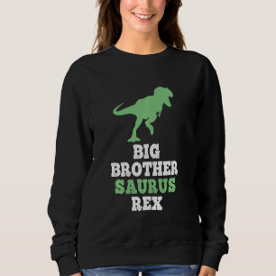 Sweatshirt Big Brother Saurus Rex Dinosaur Noël