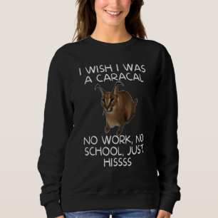 Sweatshirt Big Floppa Cute Big Caracal Chat Hiss Meme