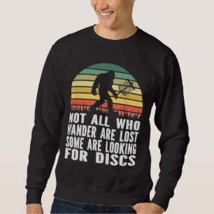 Sweatshirt Bigfoot Disque Golf Sasquatch Yeti Frisbee Golf Ul