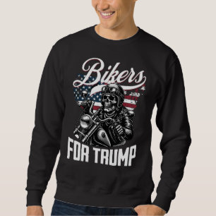 Sweatshirt Bikers pour Trump élections 2024 USA 47ème préside
