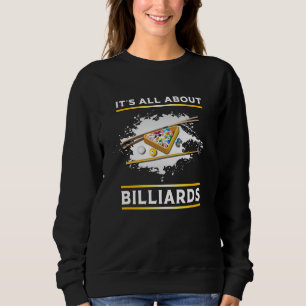 Sweatshirt Billard Billard Billard Snooker 8 Ball Drôle cadea