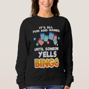 Sweatshirt Bingo Cool pour hommes et femmes Jeu de Bingo Joue