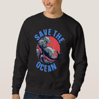 Sweatshirt Biologie marine Vie marine Biologiste marin Économ
