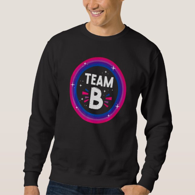 Sweatshirt Bisexual Bi Pride Équipe B 1 (Devant)