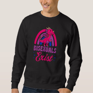 Sweatshirt Bisexuels Existe Bisexuel Dragon Pride Amour Arc-e