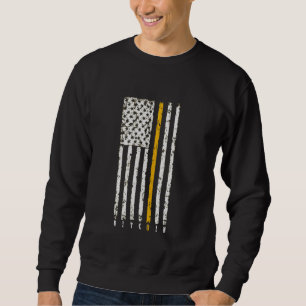 Sweatshirt Bitcoin Au Drapeau Patriotique Américain De La Lun