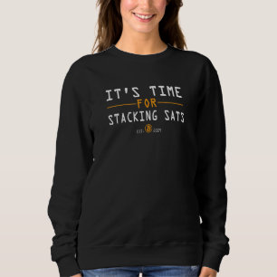 Sweatshirt Bitcoin classique Btc Crypto C'est l'heure du empi