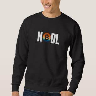 Sweatshirt Bitcoin Crypto Hodl Texte Cryptomonnaie Simple Lai