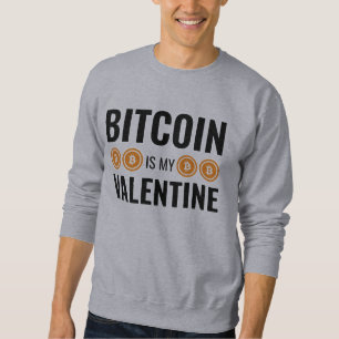 Sweatshirt BITCOIN EST MA SAINT-VALENTIN Amusante Cryptomonna