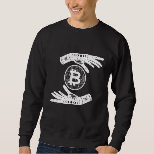 Sweatshirt Bitcoin Hodl Main Tenant La Cryptomonnaie Numériqu