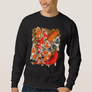 Sweatshirt Bitcoin Koi Fish Pond