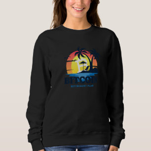 Sweatshirt Bitcoin Mon plan de retraite Drôle Investir
