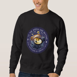 Sweatshirt Bitcoin Moon Chien Cryptomonnaie Devise numérique
