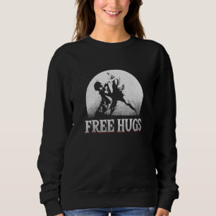 Sweatshirt Bjj Free Hugs Brésiliens Jiu Jitsu Mixed martial a