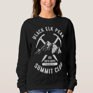 Sweatshirt Black Elk Peak Summit Club I Grimpé Black Elk Pea