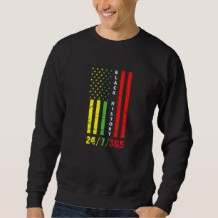 Sweatshirt Black History Mois 247365 African American Flag P