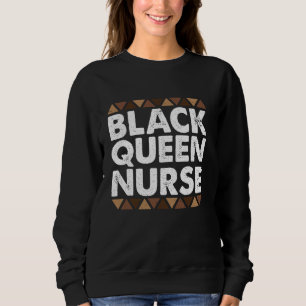 Sweatshirt Black Nurse Afro Love Africaine Femmes Melanin Nur