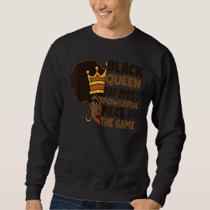 Sweatshirt Black Queen La Pièce La Plus Puissante Dans Le Jeu