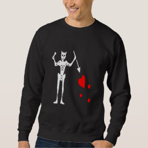 Sweatshirt Blackbeard-Blanc