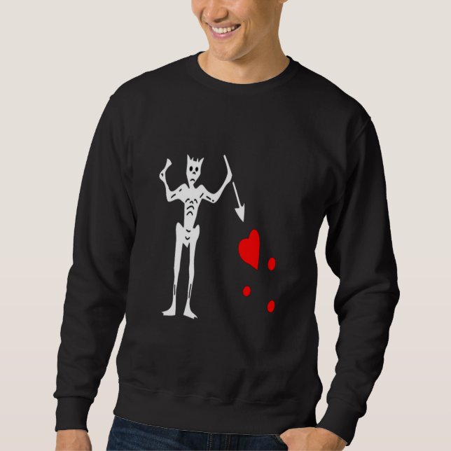 Sweatshirt Blackbeard-Blanc (Devant)