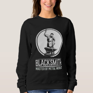 Sweatshirt Blacksmith Master I Smith Amboss Artiste
