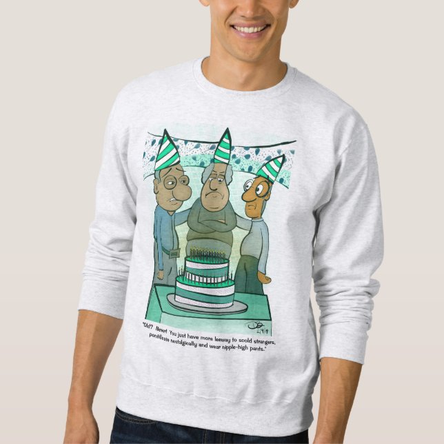 Sweatshirt blanc de Leeway (Devant)