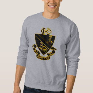 Sweatshirt Blason de Phi Chi Theta   Or et Noir