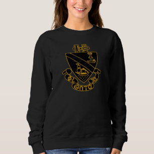Sweatshirt Blason de Phi Chi Theta   Or et Noir