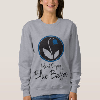 Sweatshirt bleu de belles d'IE