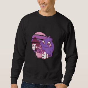 Sweatshirt Bleuets Vintages mignons Boule de fruits Coucher d