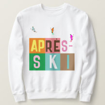 Bloc de couleurs pour skieurs rétros après ski
