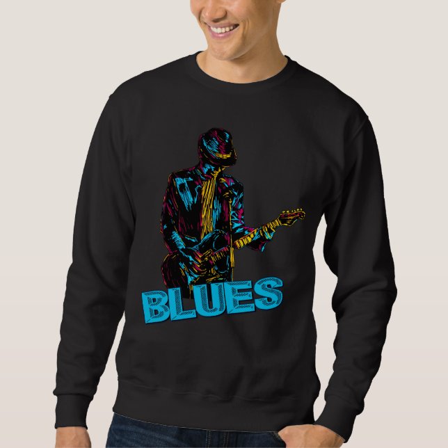 Sweatshirt Blues Lover (Devant)