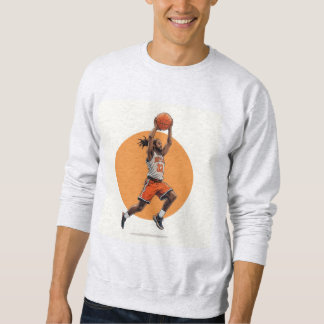 Sweatshirt blusa branca masculina basketball