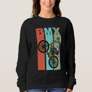 Sweatshirt Bmx Papa Bmx Cycliste Vélos Vintages Ventilateurs