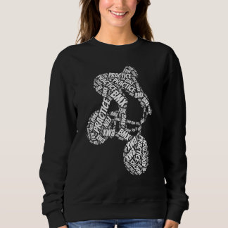 Sweatshirt Bmx Pratique Admissibilité Biker Bmx Rider Silhoue