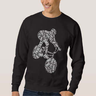 Sweatshirt Bmx Pratique Admissibilité Biker Bmx Rider Silhoue