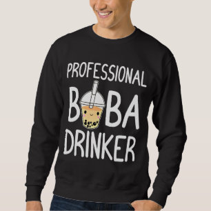 Sweatshirt Boba Drinker