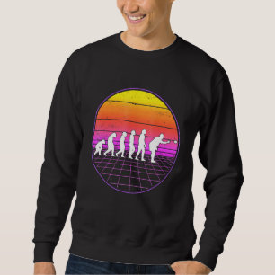 Sweatshirt Boccia Evolution Vaporwave les années 70 Boule Pet
