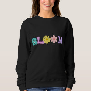 Sweatshirt Body bébé fleuri pastel rétro Bloom