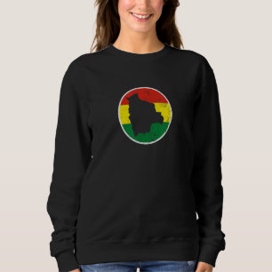 Sweatshirt Bolivie Carte Fier Drapeau bolivien