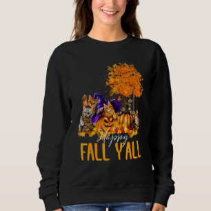 Sweatshirt Bonjour camionnette de ramassage d'automne Citroui
