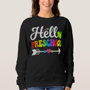 Sweatshirt Bonjour Étudiant De La Maternelle À L'École Garçon