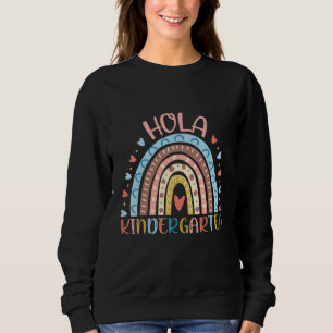 Sweatshirt Bonjour Hola Maternelle Professeur d'espagnol Enfa