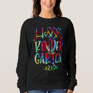 Sweatshirt Bonjour Maternelle Retour À L'École Pour Les Étudi