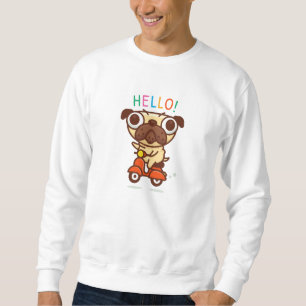 Sweatshirt Bonjour Pug