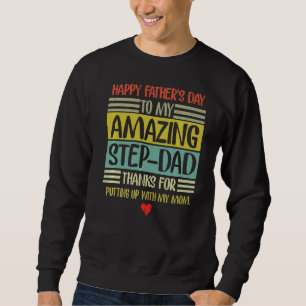 Sweatshirt Bonne Fête des pères Étape Papa